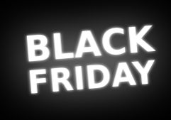 Free black friday minimalist vector